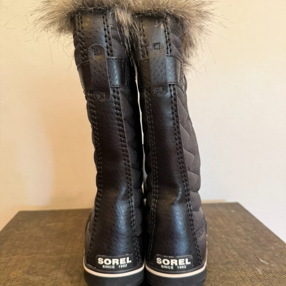 NEW Sorel Joan of Arctic Waterproof Winter Boots in Black - Women's Size 8.5 - Picture 2 of 5